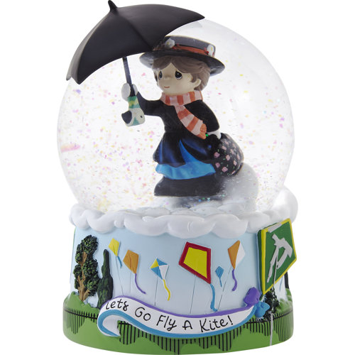 precious moments mary poppins snow globe